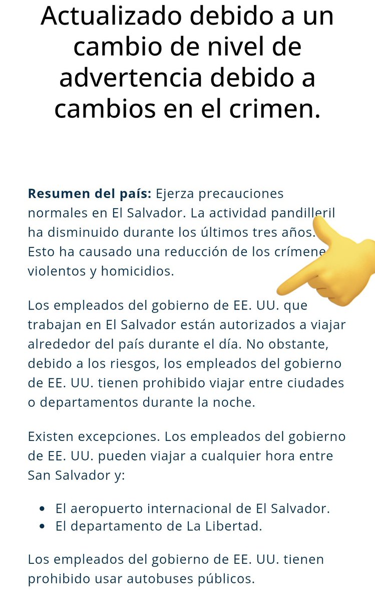 _MoisesRivera_'s tweet photo. La Embajada Gringa, dice que El Salvador es tan seguro que sus empleados no pueden viajar de noche ni en transporte público.

Además advierte que varios estadounidenses y extranjeros han sido capturados arbitrariamente por la dictadura 🫢 https://t.co/TBsM3LjUJm
