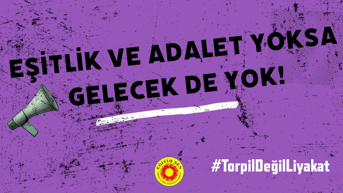 Proje Okulları Atamalarında 
Kriter Yok!    ❌
Liyakat Yok! ❌
İlke Yok!        ❌

Bütün atama ve görevlendirmelerde Şeffaflık ve Liyakat istiyoruz!

Duyarlı tüm kesimleri basın açıklamasına bekliyoruz.
#TorpilDeğilLiyakat