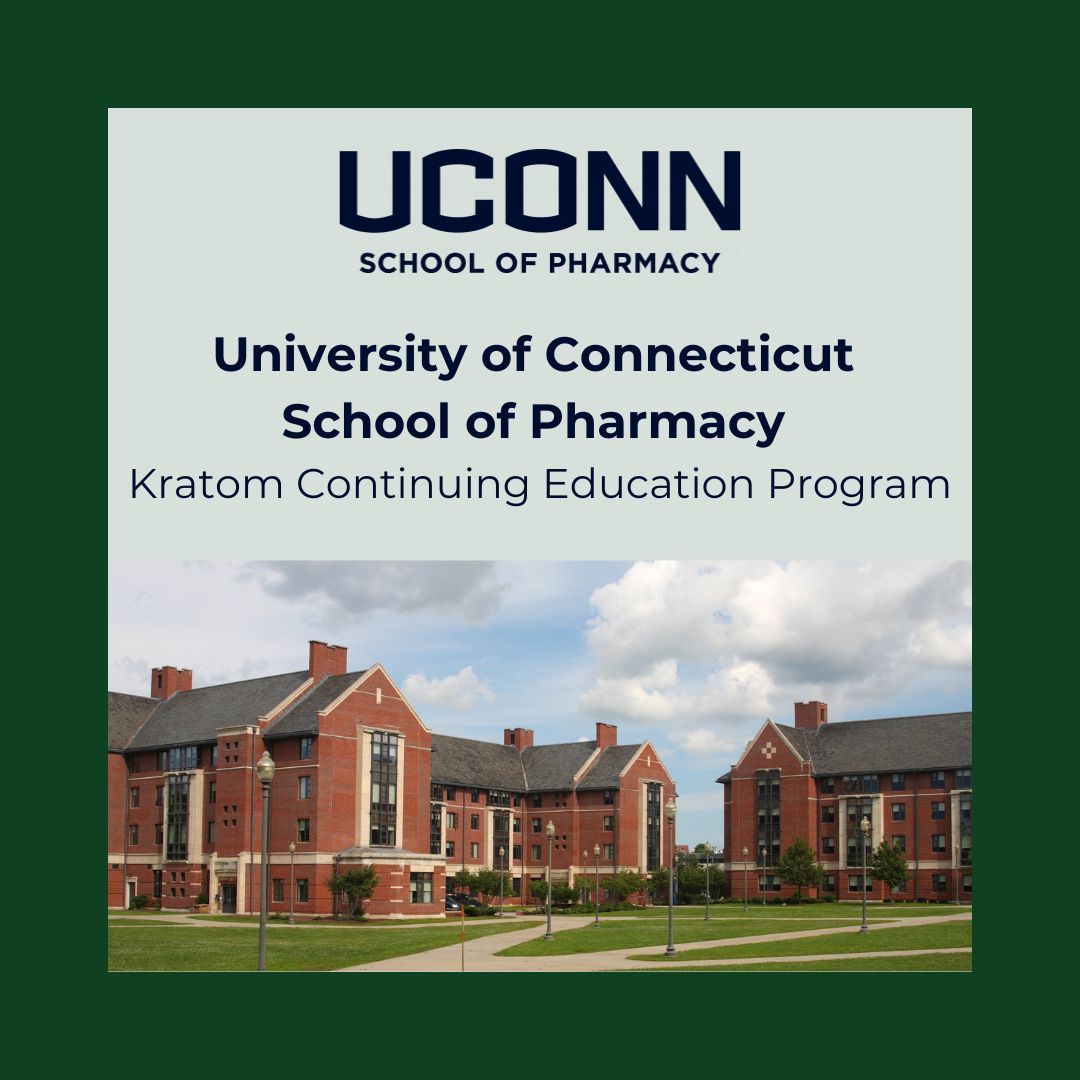 Global Kratom Coalition (GKC) (@kratomcoalition) on Twitter photo The <a href="/UConnPharmacy/">UConn Pharmacy</a> now provides a continuing education program for kratom. After program completion, you will be able to describe natural kratom products and related chemicals, and so much more!
Learn more about this program here: buff.ly/FhcUoDP The <a href="/UConnPharmacy/">UConn Pharmacy</a> now provides a continuing education program for kratom. After program completion, you will be able to describe natural kratom products and related chemicals, and so much more!
Learn more about this program here: buff.ly/FhcUoDP