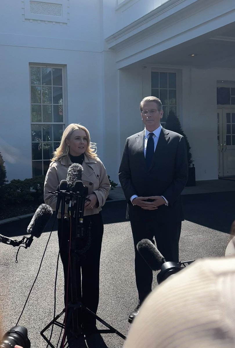 White House press secretary Karoline Leavitt and Treasury Secretary Scott Bessent speak with the press after POTUS put a 90-day pause on tariffs for countries who haven’t retaliated. China, however, sees an increase to 125% due to their “insistence on escalation.”