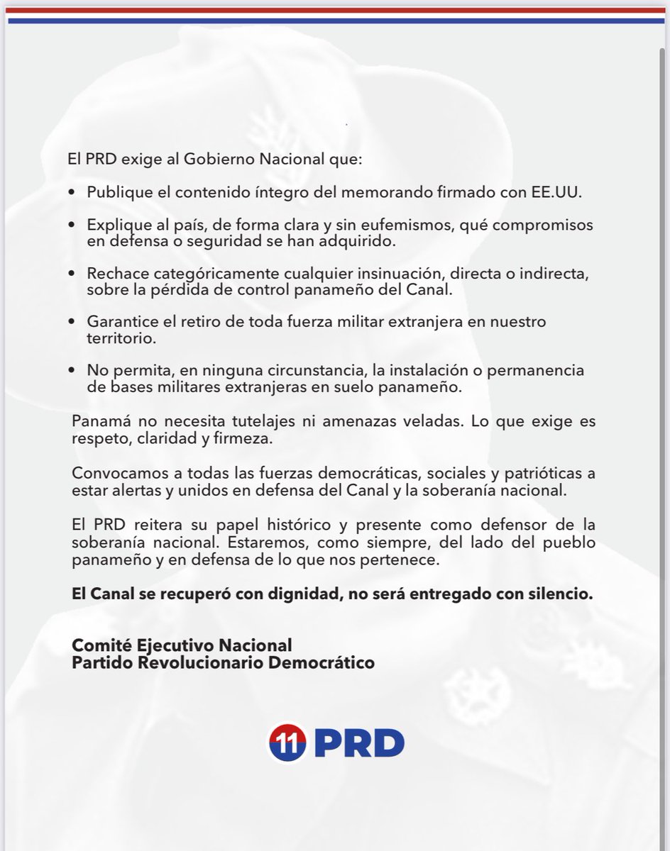 PRD Panamá tweet media