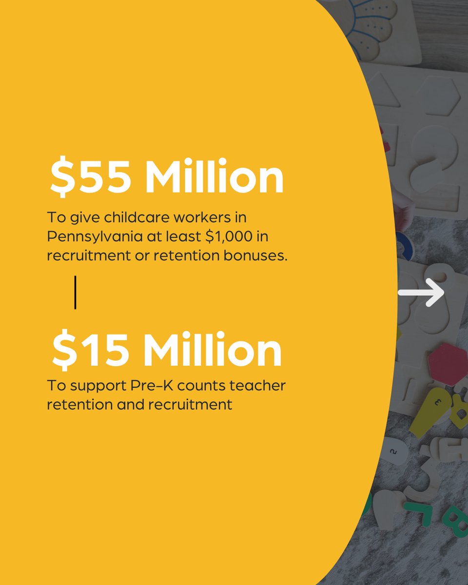 InfiniteErie's tweet image. Governor Shapiro’s budget address proposes critical investments in childcare—a massive issue in Erie as shown by insights from JCLA and ECGRA.
If passed, these investments will tackle the childcare crisis.
📖 Dive into the proposed budget here: ow.ly/LNTV50VxvkC