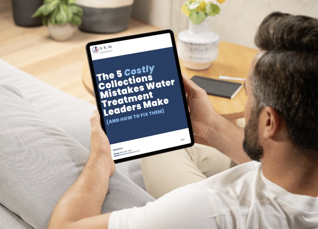 ARMsolutions's tweet image. 💡 Tired of chasing down late payments or writing off revenue? We created a free guide to help companies in the water industry recover more — without damaging customer relationships.

📥 Grab your copy here: na2.hubs.ly/y03yKX0

❗️Stop by Booth #2025 at @wqaorg Expo 2025