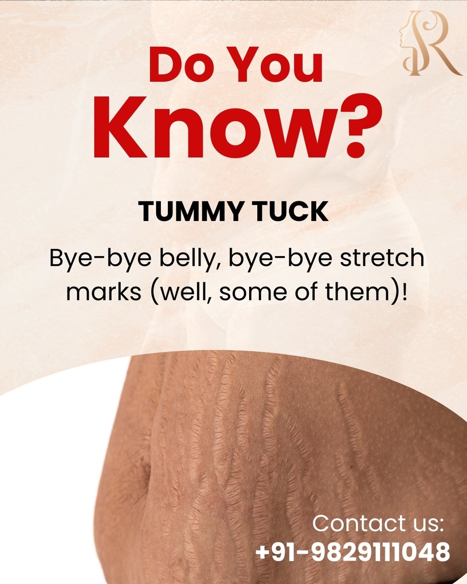 rasaaesthetic's tweet photo. Say goodbye to belly bulge! ✨
A #TummyTuck removes excess fat &amp; skin, tightens muscles &amp; may reduce stretch marks—hello, flat tummy! 

DM to book your consult today!

📞 +91-9829111048
🌐 https://t.co/y0FLAuGcPp

#BodyGoals #aestheticsurgery https://t.co/BASt2oRBsK
