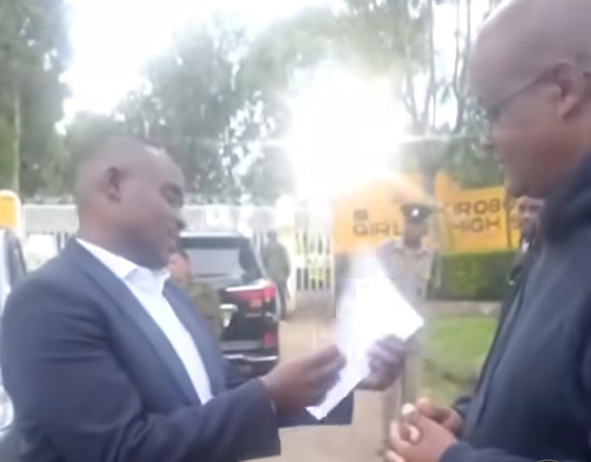rigathi's tweet photo. The use of the criminal justice system to suppress creativity and social audit has reached alarming proportions. 

It is a shame of unimaginable proportion that dozens of DCI detectives in five vehicles have been dispatched to arrest and intimidate Senator Cleophas Malala for writing a script that has won its way to the National Drama festival in Nakuru.

The satirical play - Echoes of War - that strongly captures the lying culture of this administration, is innocent in itself in the literary universe, just to explain to those who feel threatened.

In any case, the  detectives will harass the messager, but the message remains; this action only creates more awareness of the literary piece and the message.