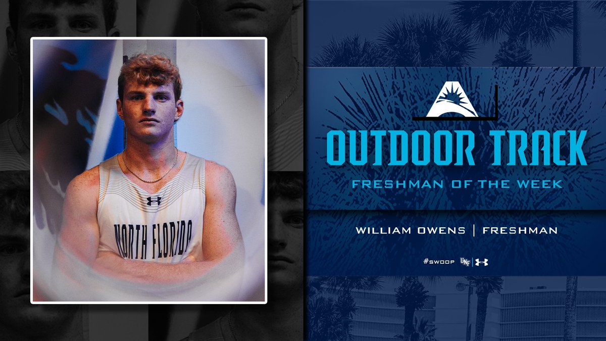 UNF XC / Track & Field (@ospreyxctf) on Twitter photo π§π₯ππ£ππ π§ππ₯πππ§ π€
Smilla Kolbe, Robert Pedroza and William Owens each receive <a href="/ASUNSports/">Atlantic Sun Conference</a> weekly honors on Wednesday afternoon!
ποΈ >> bit.ly/4co6BxY π§π₯ππ£ππ π§ππ₯πππ§ π€
Smilla Kolbe, Robert Pedroza and William Owens each receive <a href="/ASUNSports/">Atlantic Sun Conference</a> weekly honors on Wednesday afternoon!
ποΈ >> bit.ly/4co6BxY