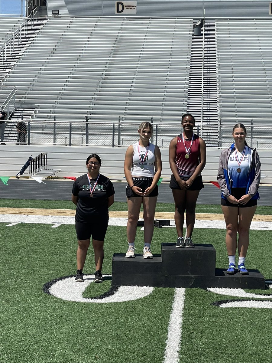 MarionTrack's tweet photo. Our throwers keep the vibes high at Area discus!!!! Congrats Tylie Siemsen (2nd) and Stephanie Andrade (4th)!!!
#ThrowingDynasty
#HereCatch
#OhWeThrowinThrowin
#LetItRain
#RideOnToRegional
#SurviveAndAdvance https://t.co/oaEIEmdbPd