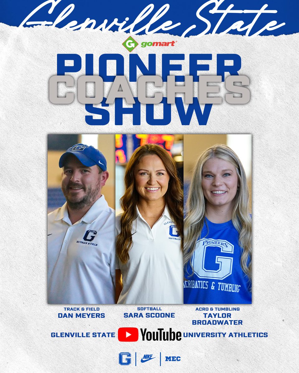 GSU Pioneer Athletics (@gsupioneers) on Twitter photo The <a href="/GoMartStores/">GoMart Stores</a> 𝐏𝐈𝐎𝐍𝐄𝐄𝐑 𝐂𝐎𝐀𝐂𝐇𝐄𝐒 𝐒𝐇𝐎𝐖 is up!
Catch this week’s episode on our YouTube channel!
📺 bit.ly/4clFWlm
#GoPioneers The <a href="/GoMartStores/">GoMart Stores</a> 𝐏𝐈𝐎𝐍𝐄𝐄𝐑 𝐂𝐎𝐀𝐂𝐇𝐄𝐒 𝐒𝐇𝐎𝐖 is up!
Catch this week’s episode on our YouTube channel!
📺 bit.ly/4clFWlm
#GoPioneers