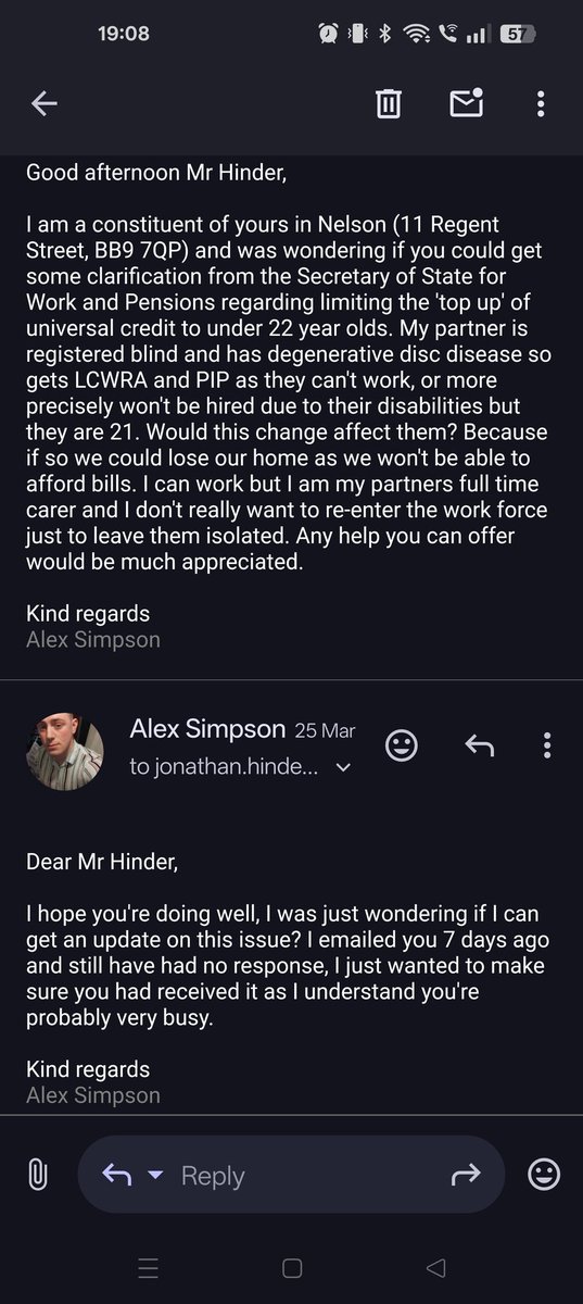 AlexSimpsonEsq's tweet photo. @Jonathan_Hinder would it be possible for you to answer your emails? https://t.co/vRXhFB4n2b