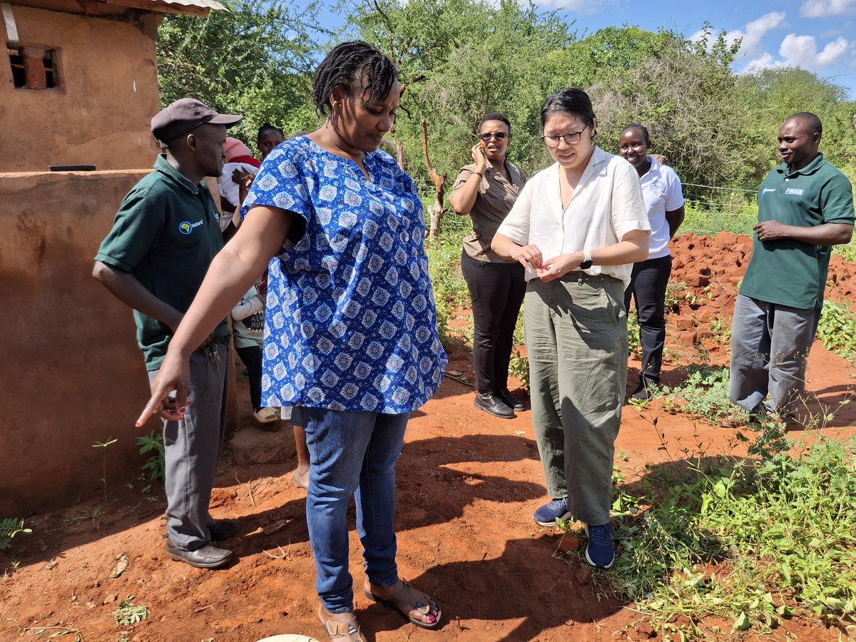 We’re honored to host Thivan Hoang from @UnitedChurchC in Athi Ward.She visited farmer &amp; pastor Kiema Kailu, who’s using Zai pits &amp; harvested water for farming &amp; tree planting. A powerful blend of faith, climate action &amp; sustainability <a href="/Foodgrains/">Canadian Foodgrains Bank</a> #ARSRMA #China #Matic #Bernabéu