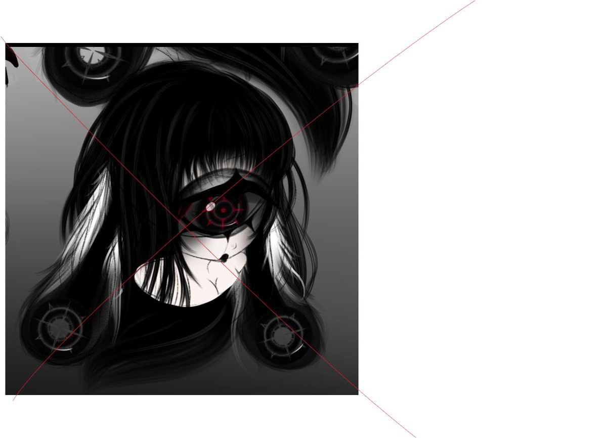 Drew a custom Cyclops girl for my friend