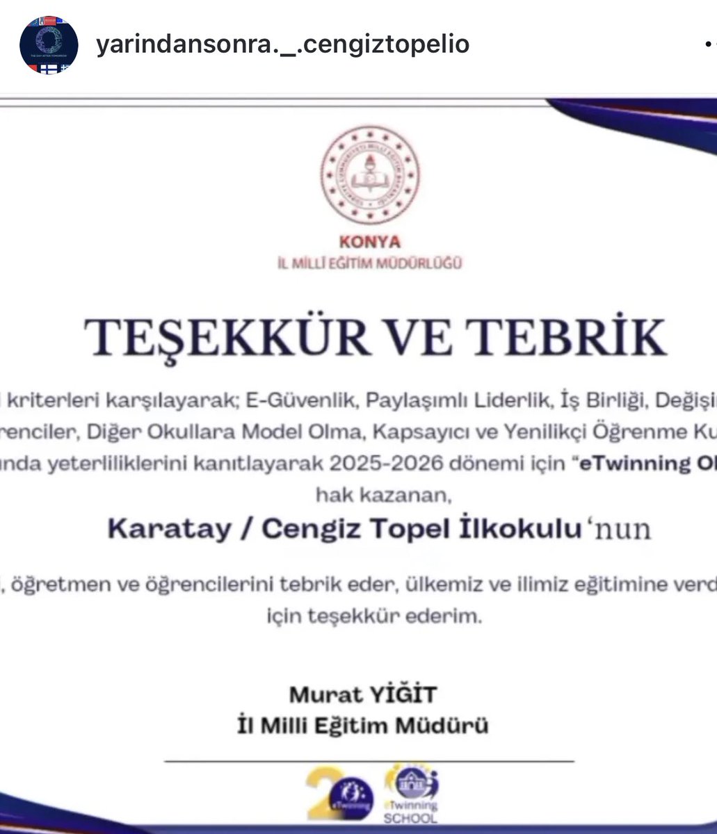 Karatay Cengiz Topel İlkokulu (@karataytopel) on Twitter photo 