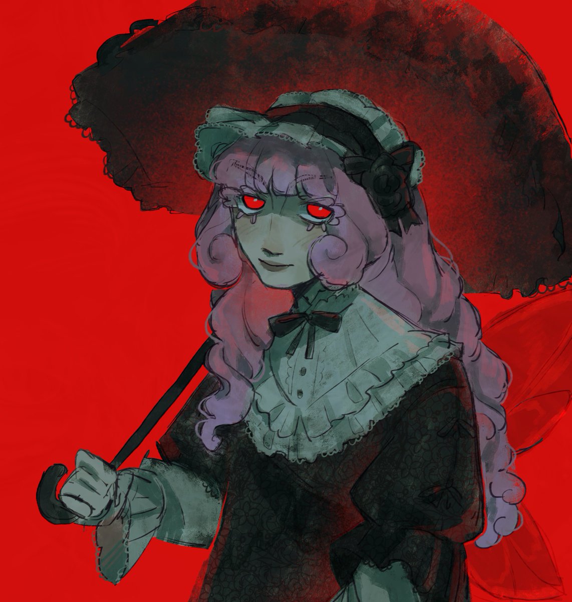 y0gurtfae's tweet photo. they made lizzie emo !!! the woke !!! 
#ldshadowladyfanart https://t.co/XVpniJBuNe