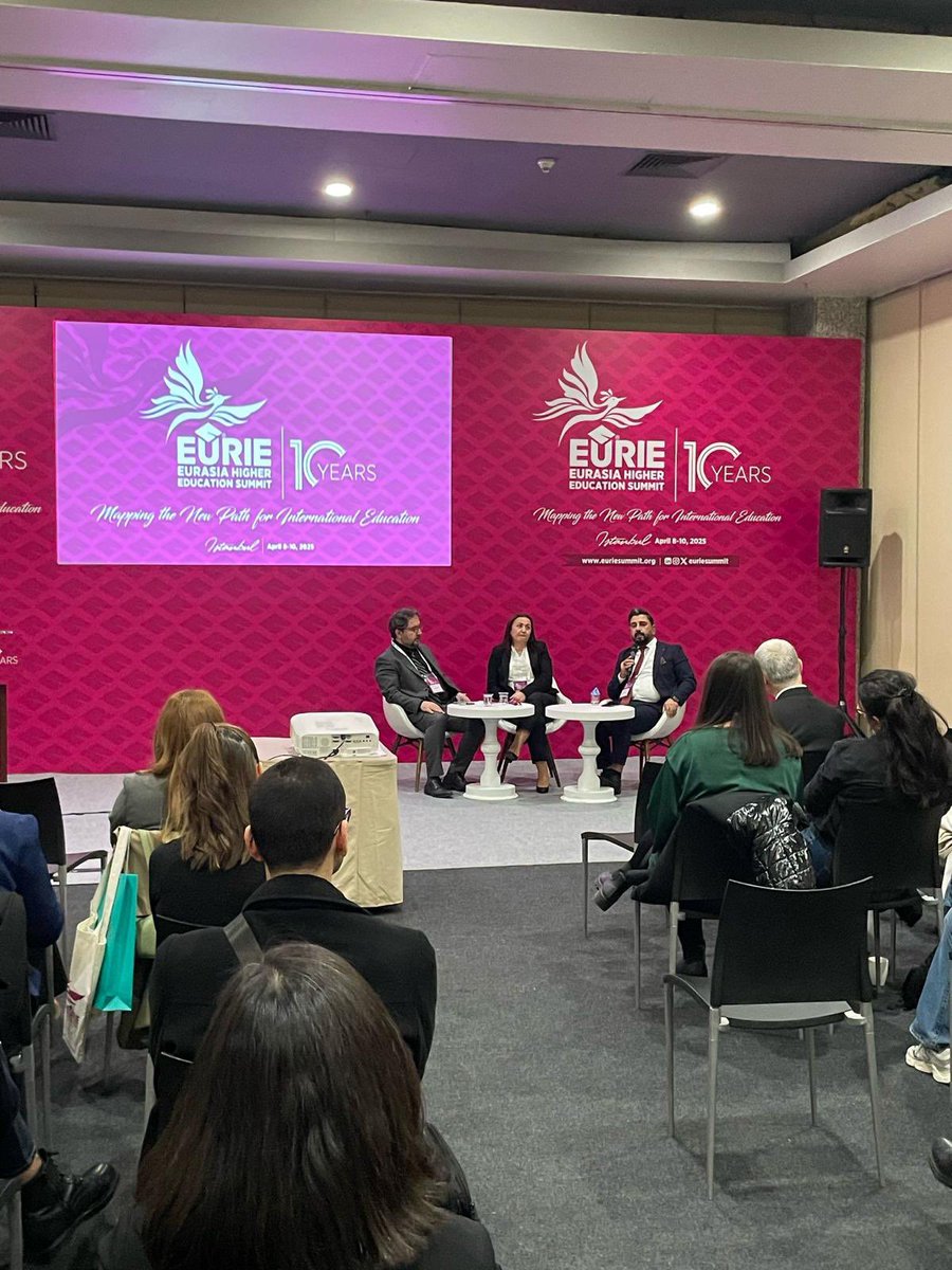 Yükseköğretimde küresel iş birlikleri ve yenilikçi yaklaşımların ele alındığı Avrasya Yükseköğretim Zirvesi <a href="/EURIESUMMIT/">EURIE SUMMIT</a> 2025 başladı. 🌍🎓

Enstitümüzün de katılımcısı olduğu zirve, 8-10 Nisan tarihleri arasında İstanbul Lütfi Kırdar - ICEC’te düzenleniyor. 🤝

<a href="/EURIESUMMIT/">EURIE SUMMIT</a> 2025