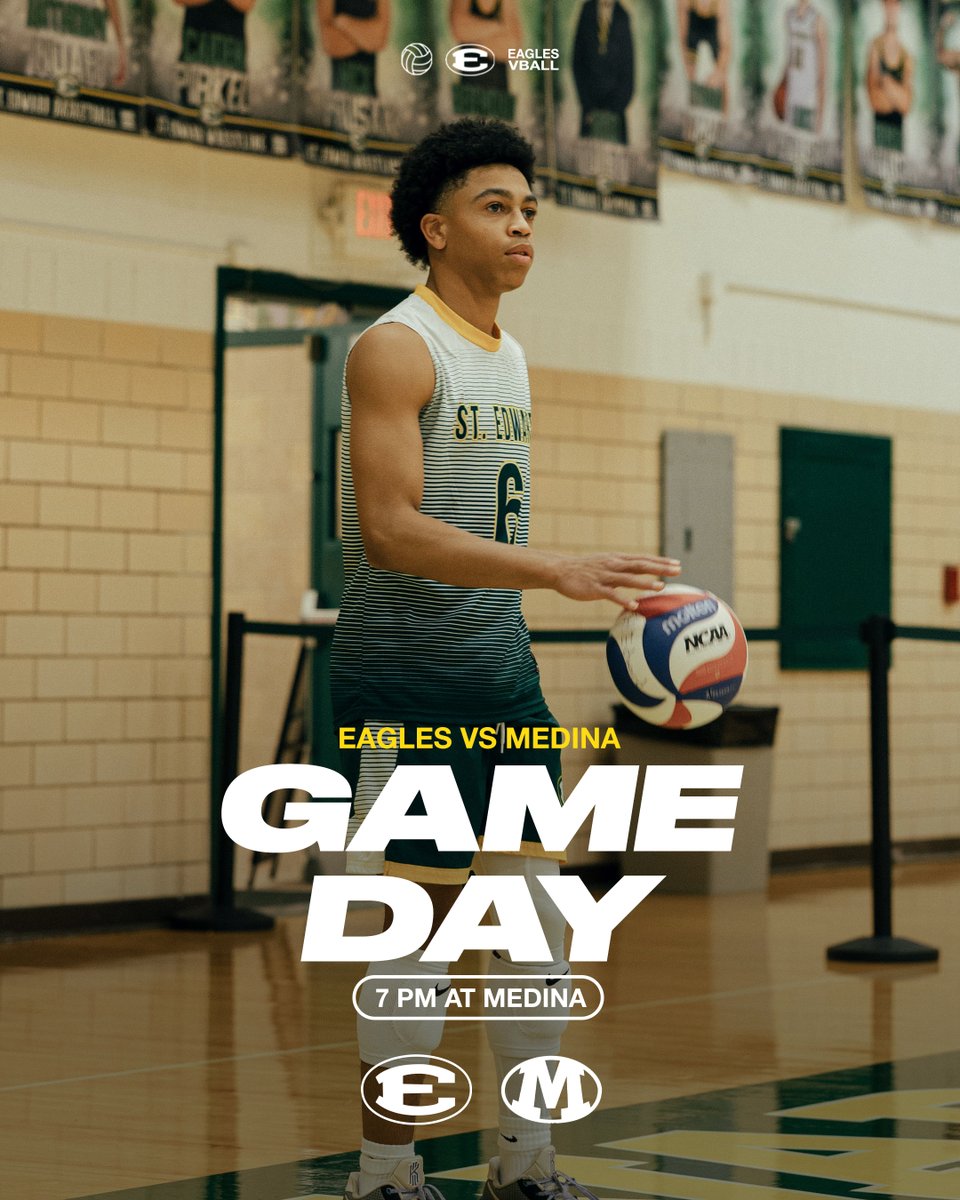 SEHSVolley's tweet photo. Gameday!
π Medina
β° 7:00 PM
π Medina High School
#EaglesVB #EdsUp https://t.co/TmzE214PQO