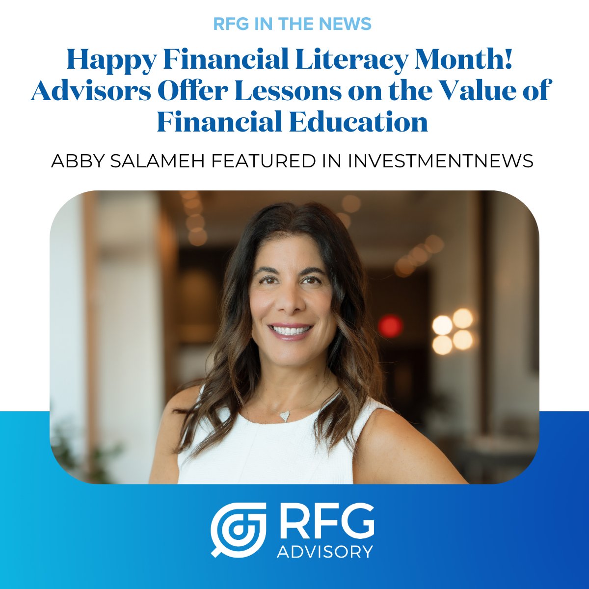 Happy #FinancialLiteracyMonth! <a href="/AbbySalameh/">Abby salameh</a> believes education is paramount, but Advisors should go beyond market knowledge—offering guidance on a wide range of topics leads to more trusting client relationships.
<a href="/5GsOnTheStreet/">Gregg Greenberg</a> for <a href="/investmentnews/">InvestmentNews</a>: bit.ly/4iVY8or