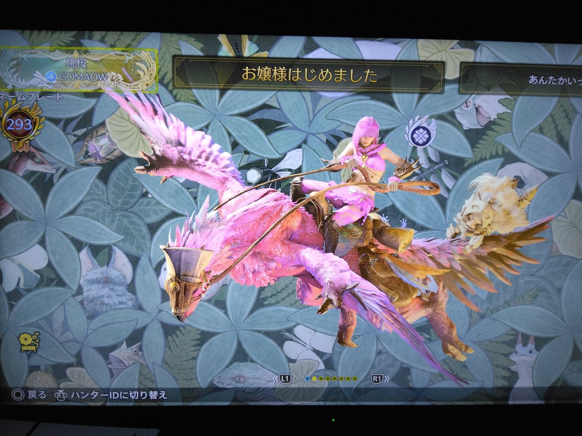 franranddon's tweet photo. 初期psではできなかったので息子が貸してくれる時だけハンターとなります
(*´ω`*) https://t.co/xvxK3iLM8d