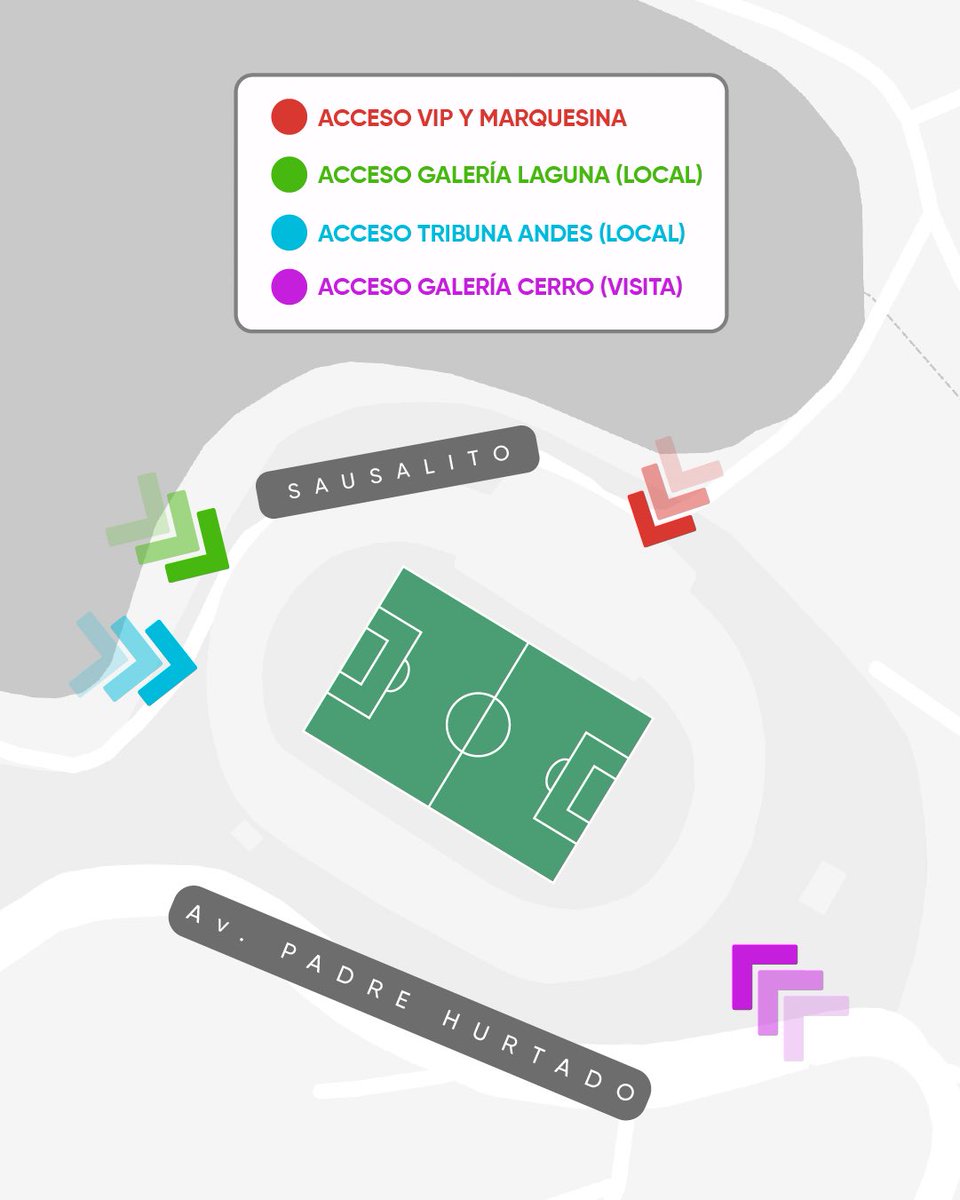 EstadioSeguroCL's tweet photo. 🔴 Información importante de accesos y recomendaciones para el duelo por la segunda fecha de la fase de grupos de la Copa Sudamericana entre @UEoficial y @oncecaldas 

¡Nos vemos este miércoles desde las 20:30 horas en Sausalito! No olvides tu cédula de identidad 🪪😉 https://t.co/bJjG4cheBU