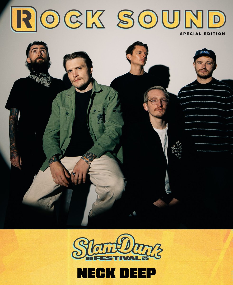 Get your Neck Deep Slam Dunk mini magazine and a world exclusive t-shirt, only available at shop.rocksound.tv/products/rock-…