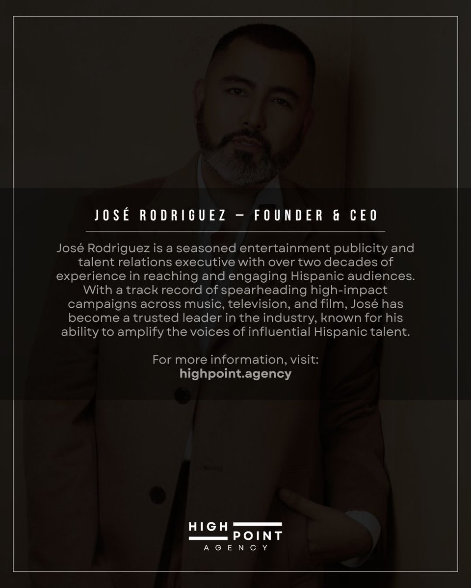 highpoint_agcy's tweet photo. Meet the Founder💡

Más de 20 años amplificando talento. Descubre a la mente maestra de High Point Agency.

👉🏼https://t.co/4U5ewkDt8P https://t.co/9OR3PeOs21