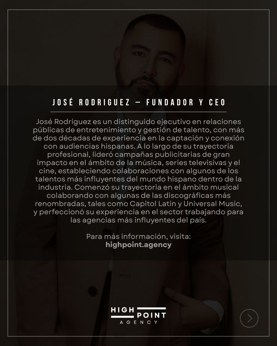 highpoint_agcy's tweet photo. Meet the Founder💡

Más de 20 años amplificando talento. Descubre a la mente maestra de High Point Agency.

👉🏼https://t.co/4U5ewkDt8P https://t.co/9OR3PeOs21
