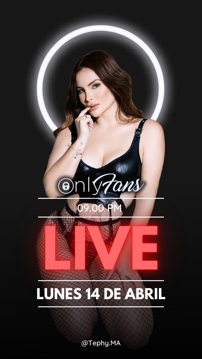 Amores se viene un live demasiado rico 🔥🥵 

Nos vemos este lunes a las 9 p.m. 
en mi OnlyFans 🤩
➡️ onlyfans.com/tephy.ma