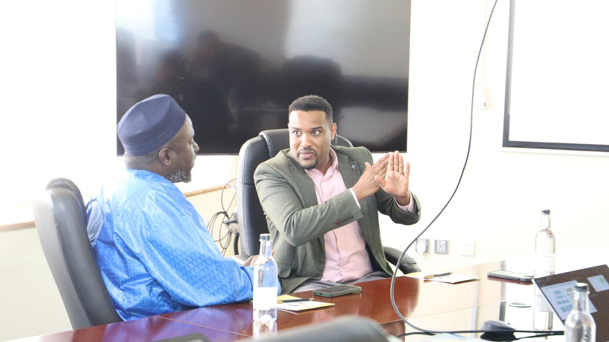 ACMAD_org's tweet photo. Yesterday, ACMAD’s DG visited ICPAC to strengthen collaboration among African RCCs. Discussions focused on ongoing initiatives and exploring joint projects, AI modeling, and training facilities. Together, we build a climate-resilient Africa. 🌍🤝 #Partnership #ACMAD #ICPAC https://t.co/kBeCKQwh6T