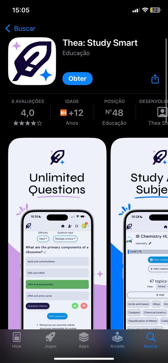1zbstudy's tweet image. ‼️#studytwtbr e #collegetwt esse app é muito bom para estudoss!! 

Você adiciona seus materiais (livros, slides, vídeos etc), e ele separa em tópicos, resume, cria flash cards, cria questões e simulados automaticamente.

Sério testem, vale mto a pena