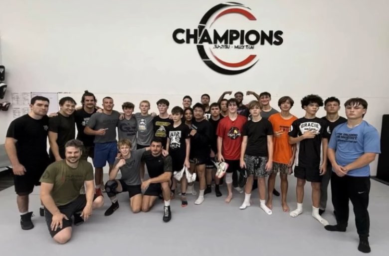 Aurelio “Reli” Gutierrez (@aurelioguti34) on Twitter photo Got in some wrestling work this Sunday at <a href="/ChampionsJJMT/">Champions Jiu Jitsu & Muay Thai</a>
<a href="/Hagerty_FB/">Hagerty Football</a> <a href="/markatc13/">Mark Benedict</a> <a href="/OleCoachMac/">John McAfee</a> <a href="/Coach_Bock/">Joshua Bock</a> <a href="/1CoachQ/">Coach Quinones</a> <a href="/CoachLewis8/">Coach Lewis</a> <a href="/doccoop22/">Sean Rivera</a>
<a href="/bighitslive/">BIGHITSLIVE</a> <a href="/RealNews102/">Drew Johnson</a>
<a href="/HitStick_4/">M.A. Jr</a> <a href="/SeWrestle/">SEWrestle</a> <a href="/KabraWrestling/">Brant Parsons</a> Got in some wrestling work this Sunday at <a href="/ChampionsJJMT/">Champions Jiu Jitsu & Muay Thai</a>
<a href="/Hagerty_FB/">Hagerty Football</a> <a href="/markatc13/">Mark Benedict</a> <a href="/OleCoachMac/">John McAfee</a> <a href="/Coach_Bock/">Joshua Bock</a> <a href="/1CoachQ/">Coach Quinones</a> <a href="/CoachLewis8/">Coach Lewis</a> <a href="/doccoop22/">Sean Rivera</a>
<a href="/bighitslive/">BIGHITSLIVE</a> <a href="/RealNews102/">Drew Johnson</a>
<a href="/HitStick_4/">M.A. Jr</a> <a href="/SeWrestle/">SEWrestle</a> <a href="/KabraWrestling/">Brant Parsons</a>