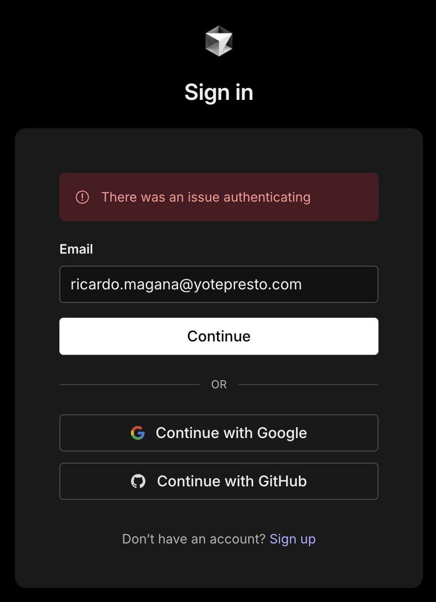 magania0's tweet photo. @cursor_ai  I can’t sign in and there is no answer to my emails, I can’t continue enrolling my team, help! https://t.co/lHROorZZIH