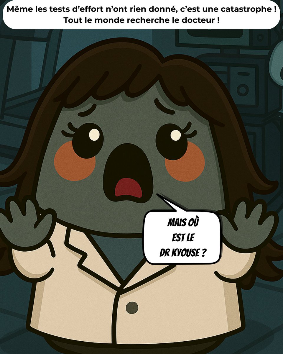 leskyous's tweet photo. 🚑 Panique au Kyoupital ! Le Dr Kyouse débarque pour diagnostiquer l'urgence…
Résultat : des calculs rénaux (comme toujours 🤣).
Découvre l’histoire absurde ici ➡️ https://t.co/LeFbY15tgf
#Kyous #Humour #Storytime #TshirtDrKyouse https://t.co/EvmtxjQYKl