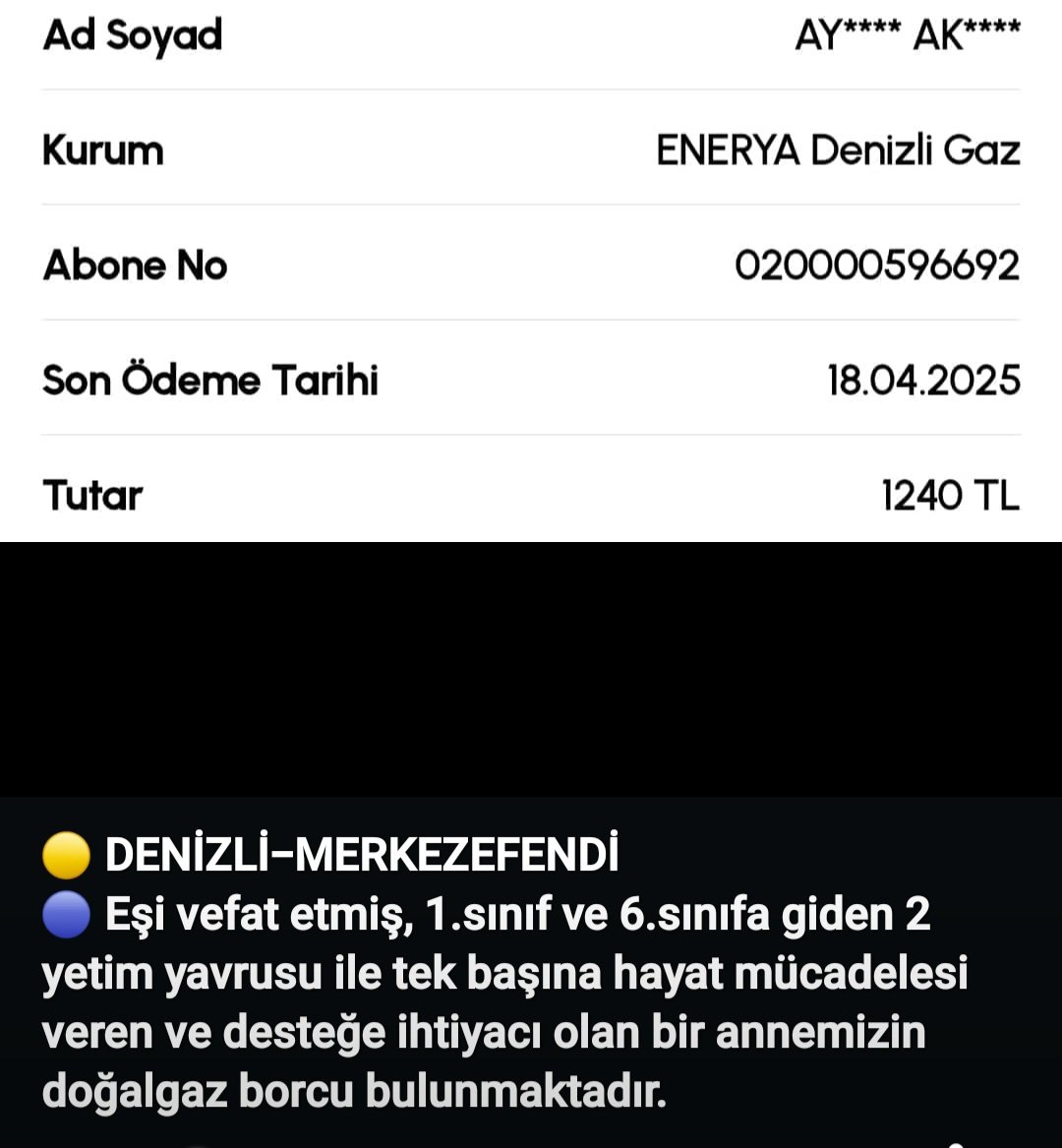 İyi akşamlar sevgili dostlar, bu akşam ödenmesi gereken 7 adet fatura bulunmaktadır. Rt yaparsanız çok memnun oluruz.