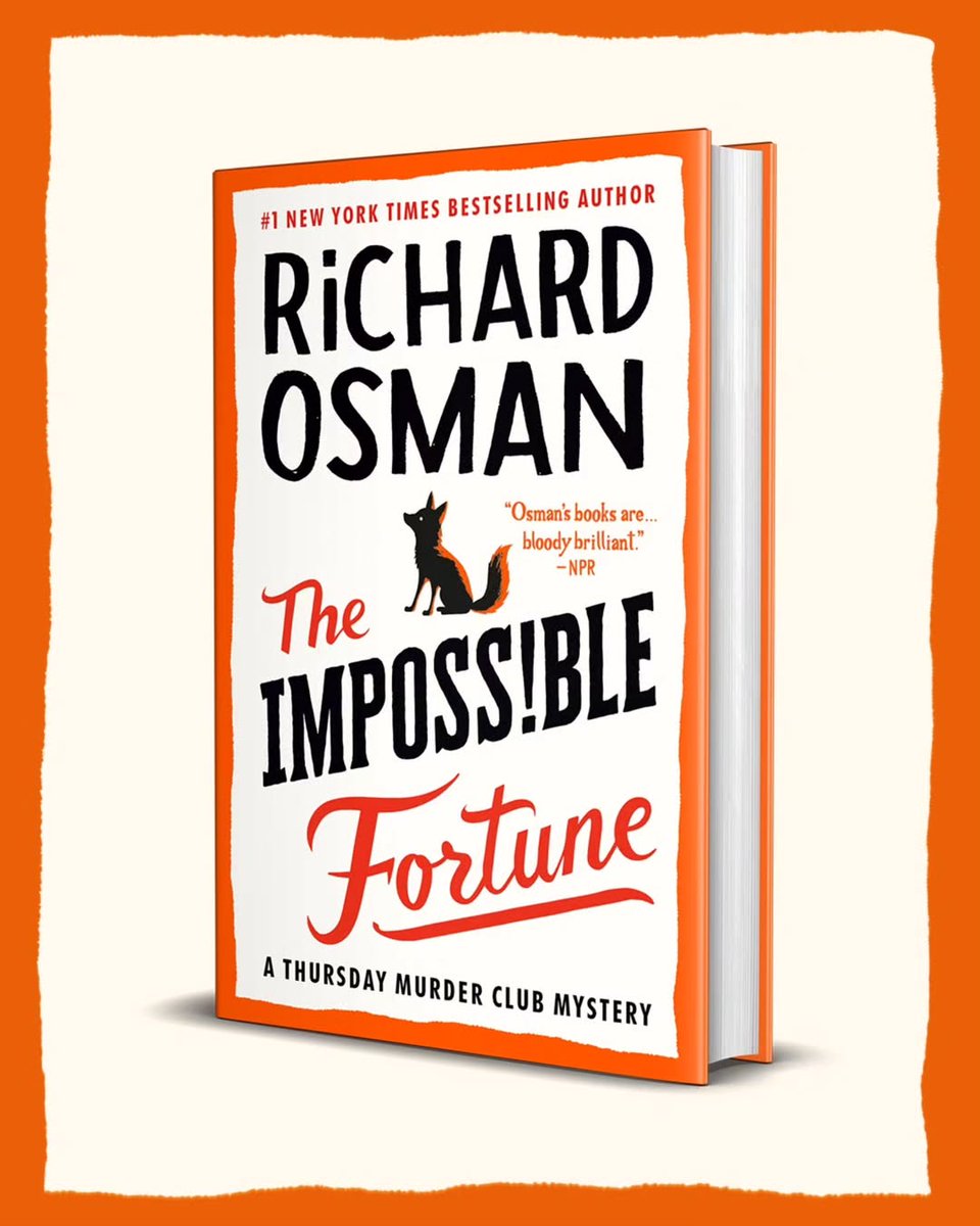 🚨 MAJOR COVER REVEAL 🚨 Calling all #ThursdayMurderClub fans! We're thrilled to reveal the cover of the fifth book in <a href="/richardosman/">Richard Osman</a>'s beloved, bestselling series! 

Learn more about THE IMPOSSIBLE FORTUNE, coming September 30 👉 bit.ly/4jruaZb