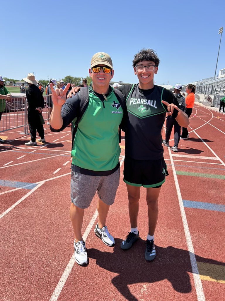 Ruben De Leon Jr. (@th3coachdeleon) on Twitter photo Regional Bound!! First Maverick to punch his ticket๐ค๐ผ๐ค๐ผ <a href="/pearsallath/">Pearsall Athletics</a> <a href="/Pearsall_HS/">Pearsall High School</a> Regional Bound!! First Maverick to punch his ticket๐ค๐ผ๐ค๐ผ <a href="/pearsallath/">Pearsall Athletics</a> <a href="/Pearsall_HS/">Pearsall High School</a>