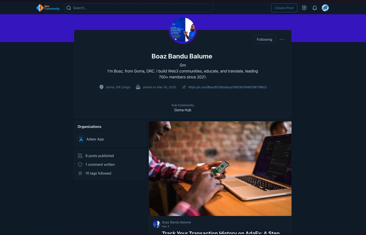 The new profile display on devcommunity.io is awesome! Sub-communities and activity previews make it so engaging for users. 
Great update <a href="/devcommunityIo/">Dev Community IO</a> !