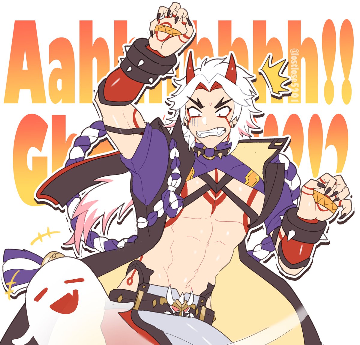 lostlose5201's tweet image. こういう表情公式でするのか🤦