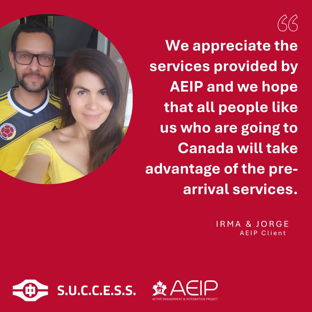 aeipsuccess's tweet photo. Grateful for the positive impact AEIP’s pre-arrival services have had on our clients! We’re thrilled to help newcomers prepare for a successful start in Canada.
Register Now: https://t.co/xxtOA6WXXZ
#PreArrivalServices #aeipsuccess https://t.co/Ac1AkjT1fU