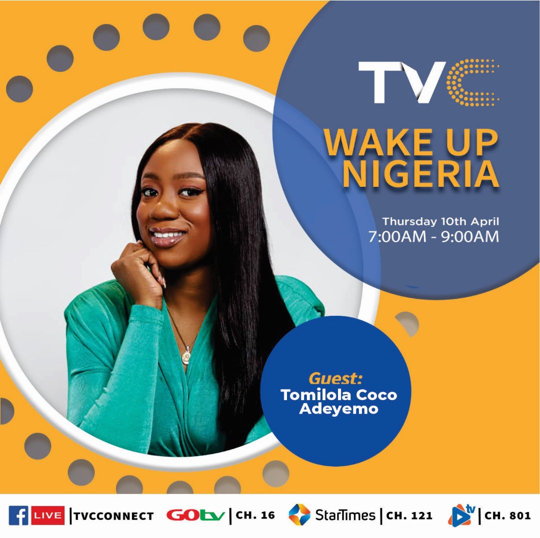 Live tomorrow <a href="/TVCconnect/">TVC Entertainment</a> 🙏🏾