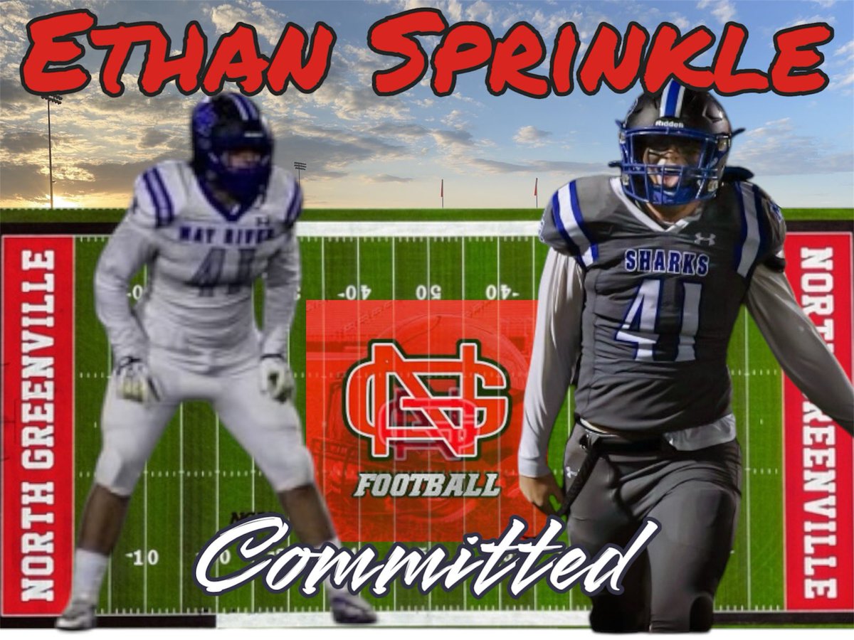 ethan42790203's tweet image. I am blessed to say that I am committing to North Greenville University to continue my education and athletics thank you to all my friends teammates coaches and family. I can’t wait to start my new chapter at North Greenville University @SteveDAnna1 @dustin_dirt2011 @coachbon53