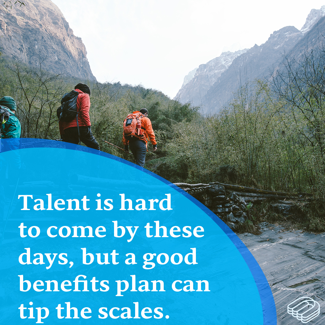 An outstanding, well-rounded benefits plan can tip the scales when it comes to swaying candidates who are stuck between offers, candidates who are vetting where to work, or even catching the eye of a casual LinkedIn member.

ow.ly/BMl050VxHe8