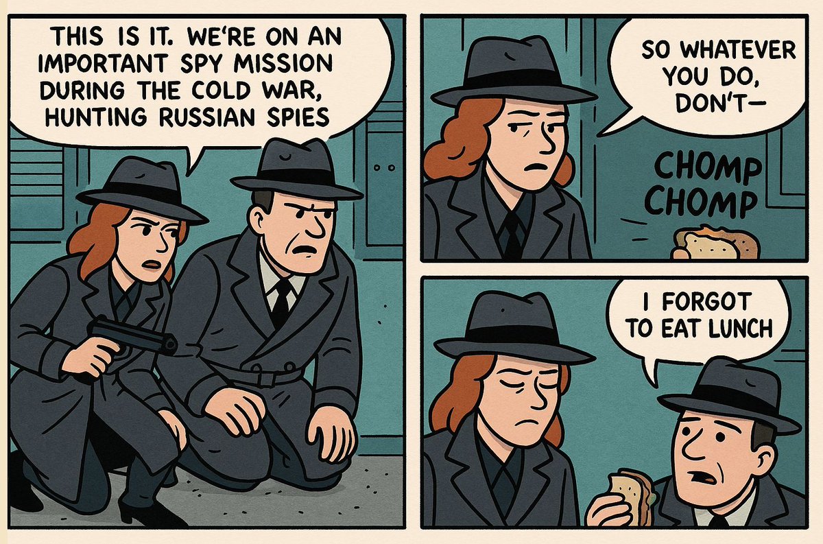 QueenKingComic's tweet image. Forgot To Eat Lunch