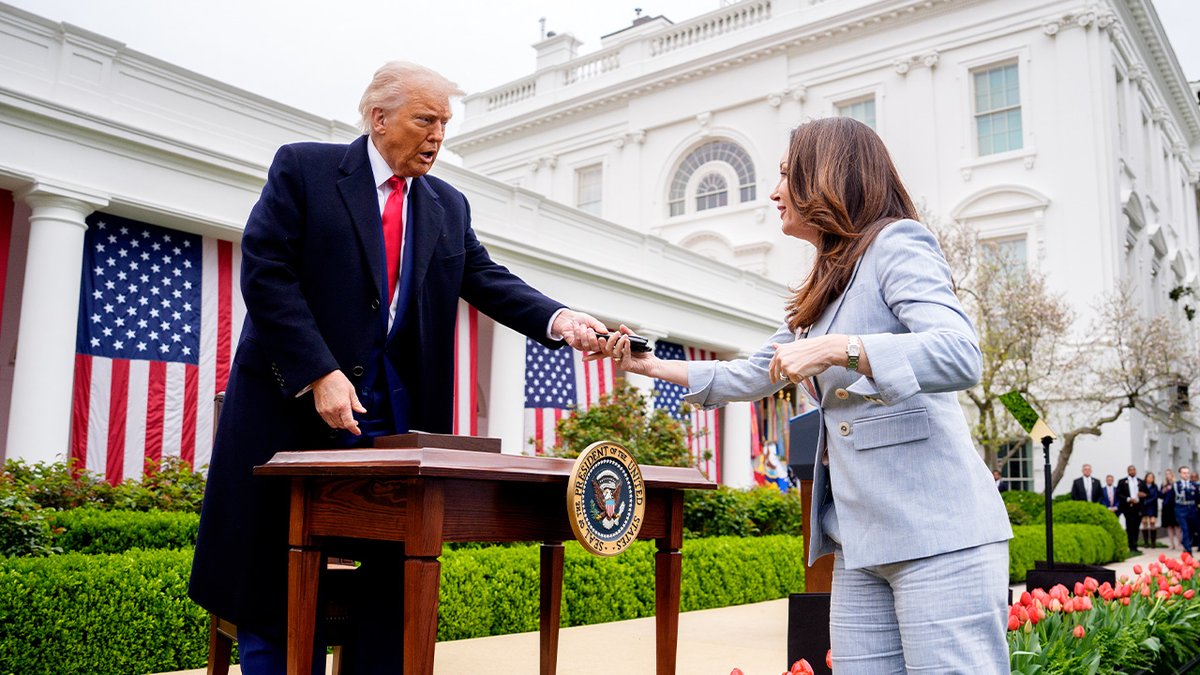 "President Trump and I are fighting every day for farmers so that American agriculture will be prosperous for generations to come."

<a href="/SecRollins/">Secretary Brooke Rollins</a> explains why American farmers finally have a voice in the <a href="/WhiteHouse/">The White House</a> again 🧵