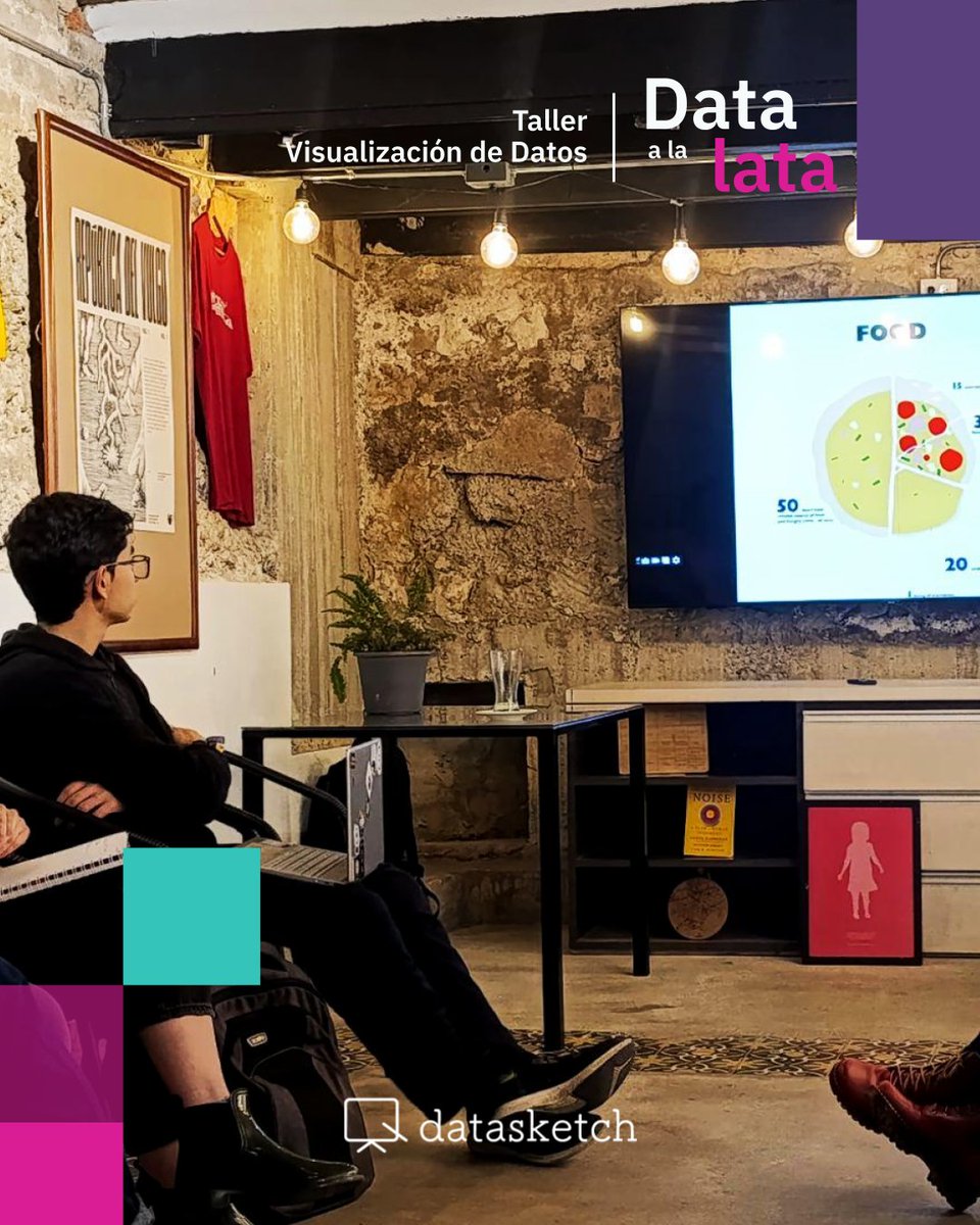 datasketchlab's tweet photo. Arrancamos con la agenda de Data a la Lata en Abril. 📊 Este lunes 7 de abril estuvimos en el taller sobre los usos de la visualización de datos para contar historias impactantes. 
📌 Agéndate con la programación de abril de Data a la Lata y no te pierdas ninguna sesión. #dataviz https://t.co/HOK6UZGxvG