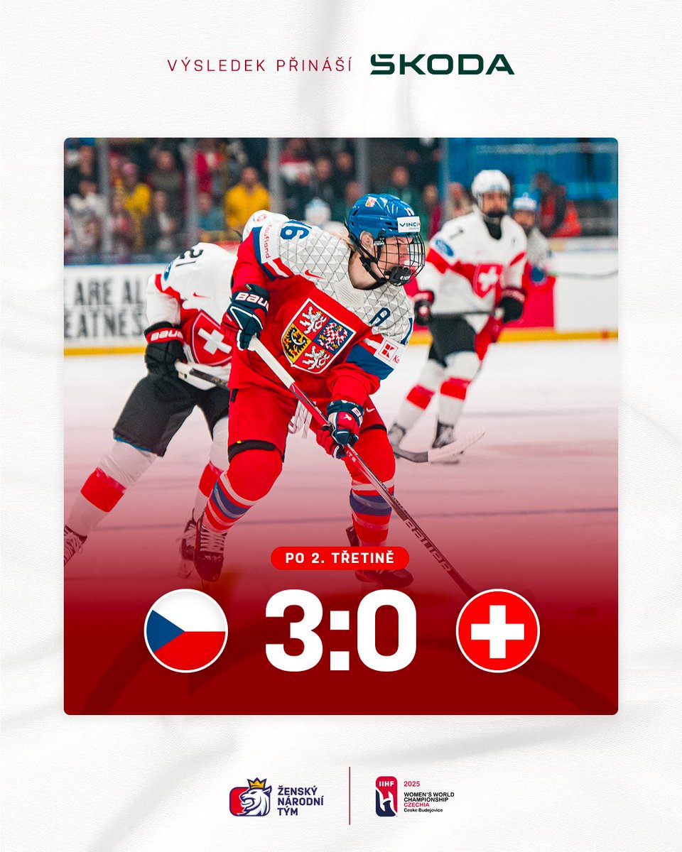 narodnitymzen's tweet image. Z Českých Budějovic nadále hlásíme vedení! ✌️ Díky brance Terezy Pištěkové již o tři branky. 🔥

#CZESUI #narodnitymzen #WomensWorlds