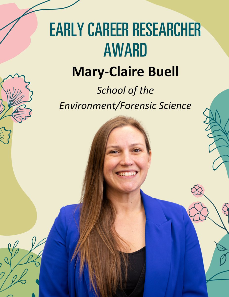 Congrats to Dr. Mary-Claire Buell one of the recipients of our Early Career Researcher Award! 🏆Dr. Buell’s research has developed a pioneering framework for ecotoxicological risk assessment that bridges Indigenous Knowledge and Western science 🌍🔬 Well-deserved recognition!