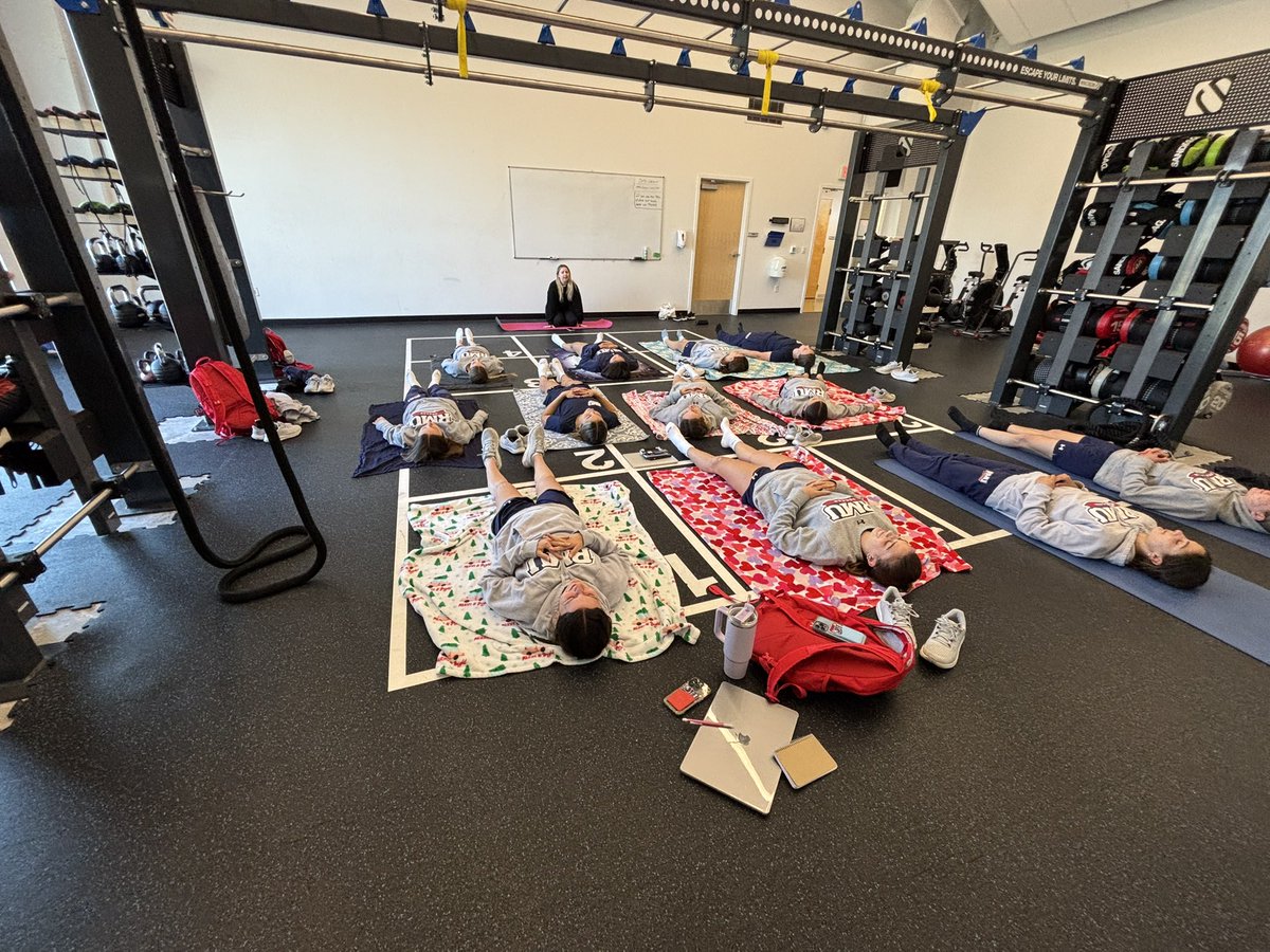 RMU Women's Soccer (@rmuwsoccer) on Twitter photo Big thank you to <a href="/RMU/">Robert Morris University</a> alum Amber Myers for putting the team through a recovery yoga session this week! 🧘♀️ Big thank you to <a href="/RMU/">Robert Morris University</a> alum Amber Myers for putting the team through a recovery yoga session this week! 🧘♀️