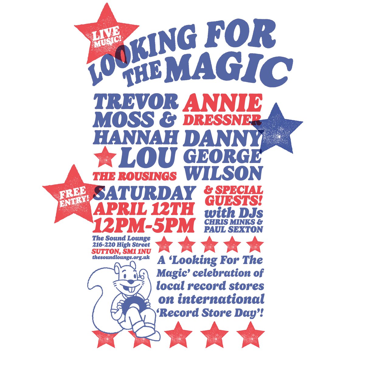 Danny the Champ (@dannythechamp) on Twitter photo Hey folks! I’m back from our big Champs tour and I’m playing a short acoustic set alongside some amazing friends to celebrate Record Store Day at my shop in Sutton at the wonderful <a href="/soundloungeCIC/">The Sound Lounge</a> this Saturday afternoon…it’s free so do come along, it’ll be great fun!! 🚀😎❤️✌️ Hey folks! I’m back from our big Champs tour and I’m playing a short acoustic set alongside some amazing friends to celebrate Record Store Day at my shop in Sutton at the wonderful <a href="/soundloungeCIC/">The Sound Lounge</a> this Saturday afternoon…it’s free so do come along, it’ll be great fun!! 🚀😎❤️✌️