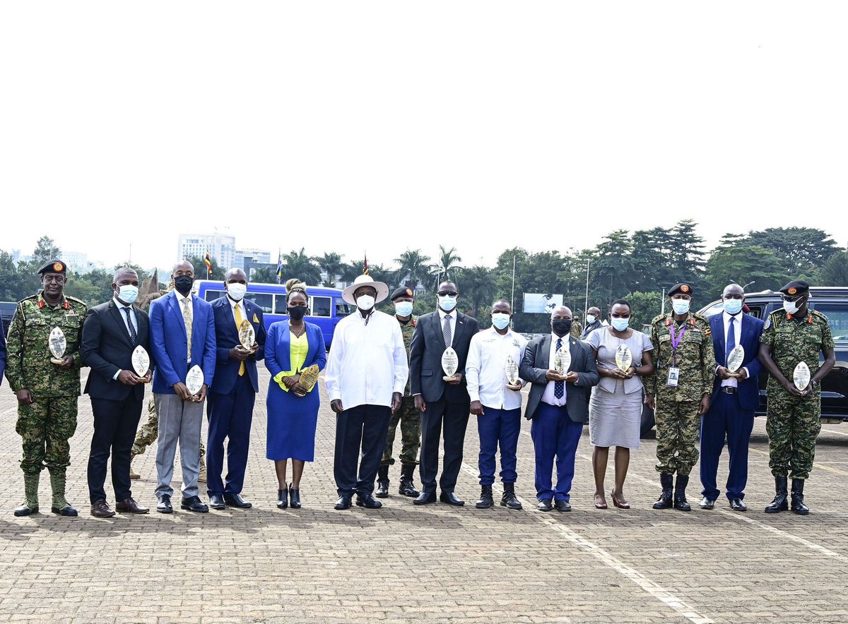 Dr Jibril S. Owomugisha (@dr_jibcares) on Twitter photo Happy to be among Presidential Awardees by HE <a href="/KagutaMuseveni/">Yoweri K Museveni</a> through Civil Military Cooperations with the <a href="/MODVA_UPDF/">Uganda Peoples' Defence Forces</a>
Let's join efforts on land restoration to increase Uganda's forestry cover
Cc <a href="/PRC_Amb_Uganda/">Amb. Zhang Lizhong</a> <a href="/Nsababera_juju/">Amb. Judyth Nsababera</a> <a href="/ABarirega/">Barirega Akankwasah, PhD</a>
<a href="/mkainerugaba/">Muhoozi Kainerugaba</a> <a href="/min_waterUg/">MINISTRY OF WATER AND ENVIRONMENT 🇺🇬</a> Happy to be among Presidential Awardees by HE <a href="/KagutaMuseveni/">Yoweri K Museveni</a> through Civil Military Cooperations with the <a href="/MODVA_UPDF/">Uganda Peoples' Defence Forces</a>
Let's join efforts on land restoration to increase Uganda's forestry cover
Cc <a href="/PRC_Amb_Uganda/">Amb. Zhang Lizhong</a> <a href="/Nsababera_juju/">Amb. Judyth Nsababera</a> <a href="/ABarirega/">Barirega Akankwasah, PhD</a>
<a href="/mkainerugaba/">Muhoozi Kainerugaba</a> <a href="/min_waterUg/">MINISTRY OF WATER AND ENVIRONMENT 🇺🇬</a>