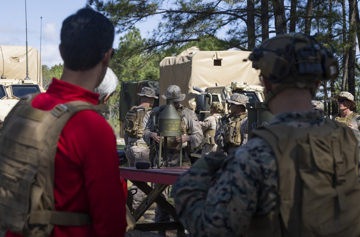 U.S. Marines (@usmc) on Twitter photo #Marines with <a href="/2dMarDiv/">2d Marine Division</a> explain operations to <a href="/joeylogano/">Joey Logano</a>, three-time <a href="/NASCAR/">NASCAR</a> Cup Series Champion, and driver of the No. 22 <a href="/Team_Penske/">Team Penske</a> <a href="/Ford/">Ford Motor Company</a>, on Marine Corps Base <a href="/camp_lejeune/">Camp Lejeune</a>, North Carolina. #Marines with <a href="/2dMarDiv/">2d Marine Division</a> explain operations to <a href="/joeylogano/">Joey Logano</a>, three-time <a href="/NASCAR/">NASCAR</a> Cup Series Champion, and driver of the No. 22 <a href="/Team_Penske/">Team Penske</a> <a href="/Ford/">Ford Motor Company</a>, on Marine Corps Base <a href="/camp_lejeune/">Camp Lejeune</a>, North Carolina.