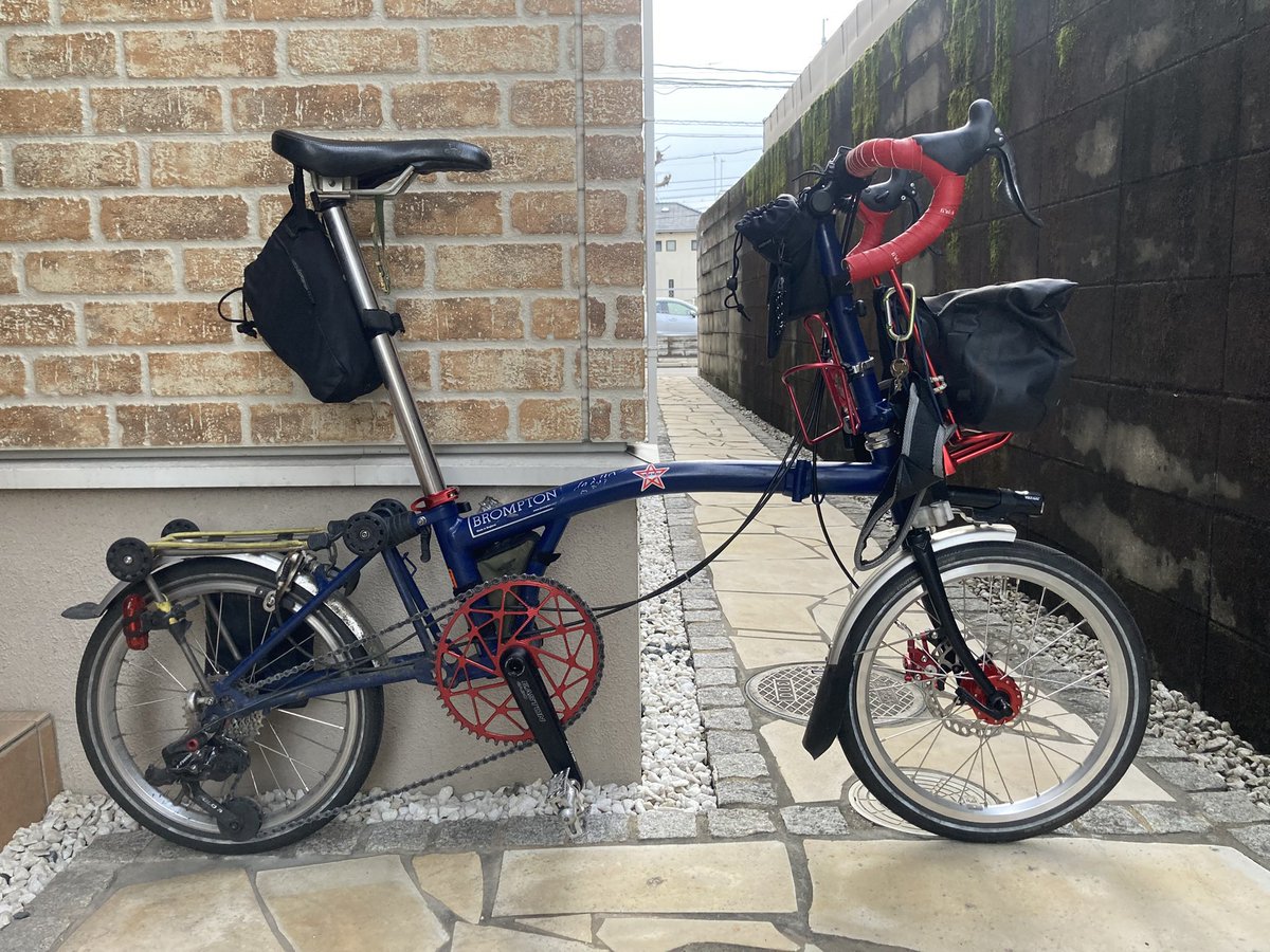 koji2001's tweet photo. dropbar external 7 speed disc brake brompton
#brompton
#dropbar
#discbrake
#external7speed
#growtac https://t.co/wZG9bzf6Q9
